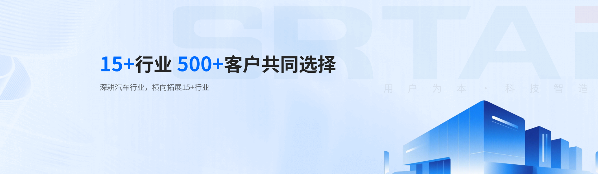 深耕企业行业,横向拓展15+行业