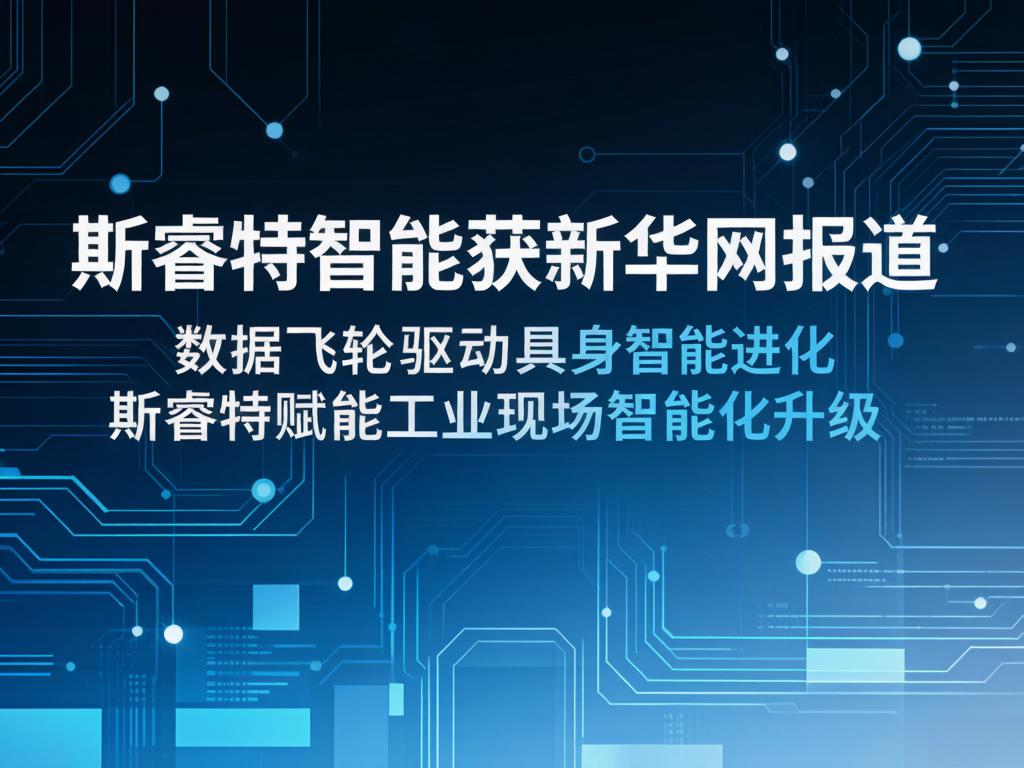 斯睿特智能获新华网报道：数据飞轮驱动具身智能进化 斯睿特赋能工业现场智能化升级